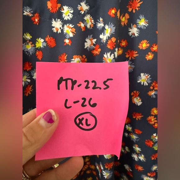 Callaway Opti-Dri Cap Sleeve Golf Polo Short Sleeve Shirt Floral Blue Indigo XL - Picture 8 of 8